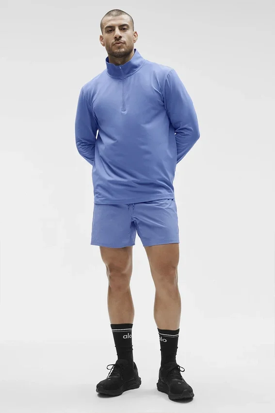 Conquer 1/4 Zip Reform långärmat – Provence Blue