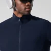 Conquer Max Mock Neck Full Zip – marinblå