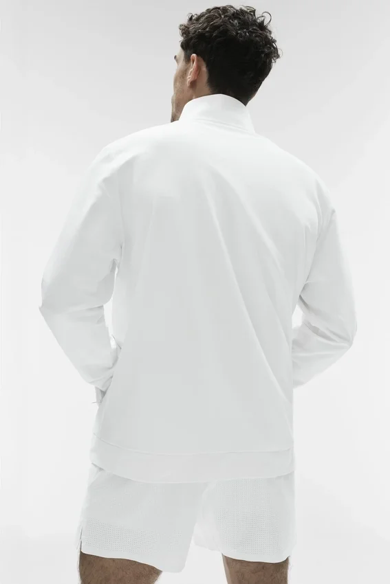 Conquer Max Mock Neck Full Zip – Vit