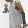 Conquer Muscle Tank – Athletic Heather Grey