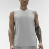 Conquer Muscle Tank – Athletic Heather Grey