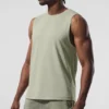 Conquer Muscle Tank – Limestone
