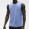 Conquer Muscle Tank – Provence Blue Heather
