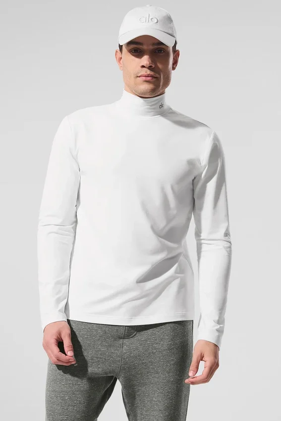 Conquer Reform långärmad tröja med hög krage – vit