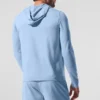 Conquer Reform långärmad tröja med huva – Seashell Blue