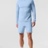 Conquer Reform långärmad tröja med huva – Seashell Blue