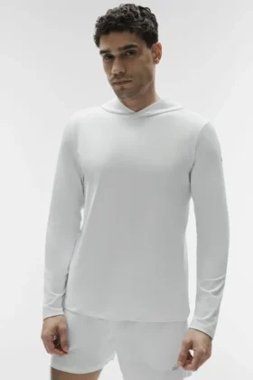 Conquer Reform långärmad tröja med huva – White