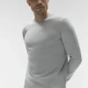 Conquer Reform långärmad tröja med rund hals – Athletic Heather Grey