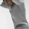 Conquer Reform långärmad tröja med rund hals – Athletic Heather Grey