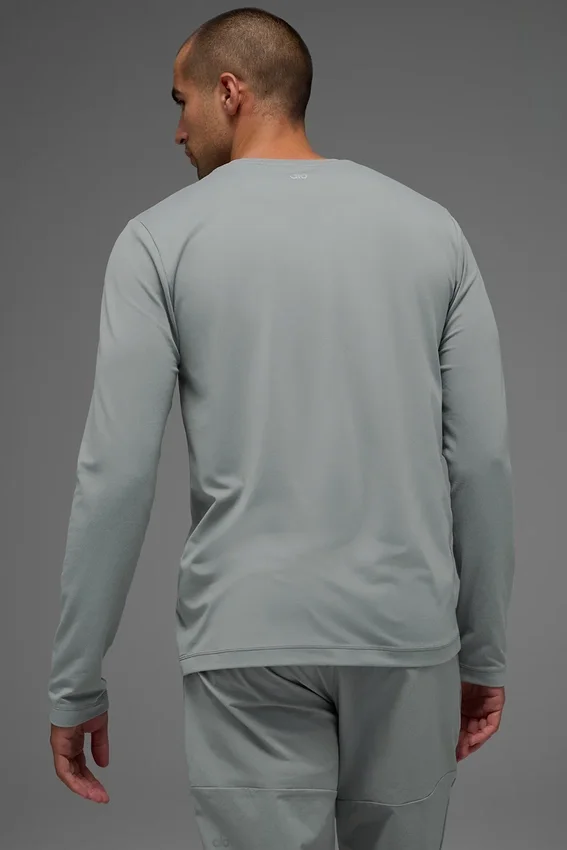 Conquer Reform långärmad tröja med rund hals – Lunar Grey