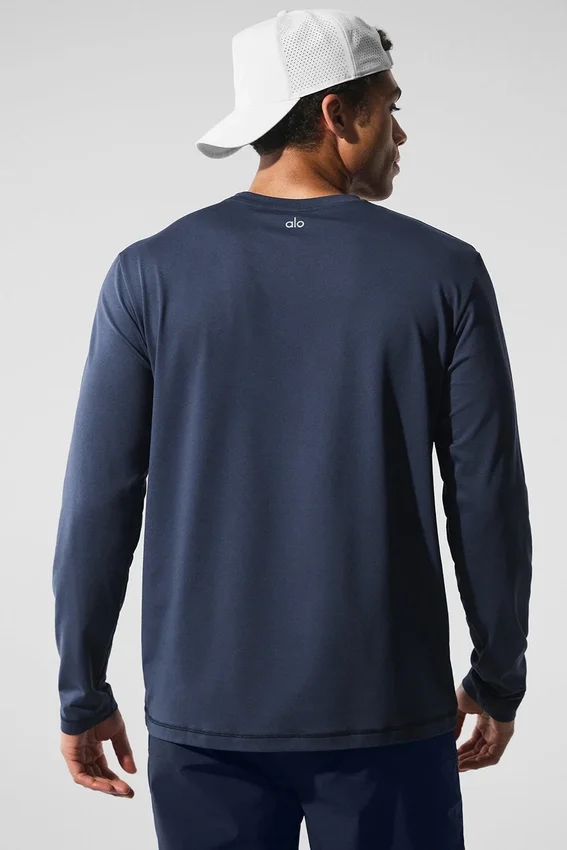Conquer Reform långärmad tröja med rund hals – Navy