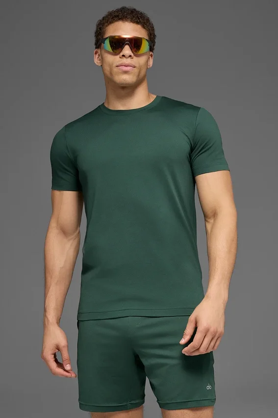 Conquer Reform T-shirt med rund hals och kortärmad – Clover Green