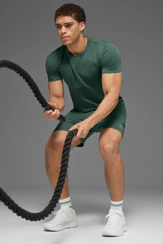 Conquer Reform T-shirt med rund hals och kortärmad – Clover Green