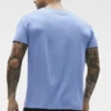 Conquer Reform T-shirt med rund hals och kortärmad design – Provence Blue Heather