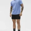 Conquer Reform T-shirt med rund hals och kortärmad design – Provence Blue Heather