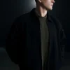 Cotton Canvas Coaches Jacket – Black