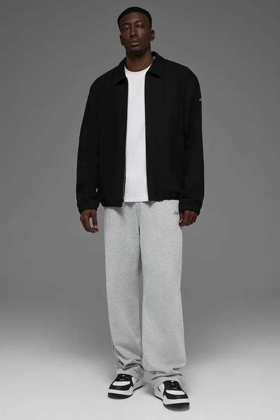 Cotton Canvas Coaches Jacket – Black
