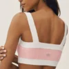 Cotton Cashmere Capri Dream-bh – solkysst rosa/vit