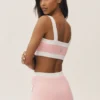 Cotton Cashmere Capri Dream-bh – solkysst rosa/vit