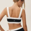 Cotton Cashmere Capri Dream Bra – svart/vit