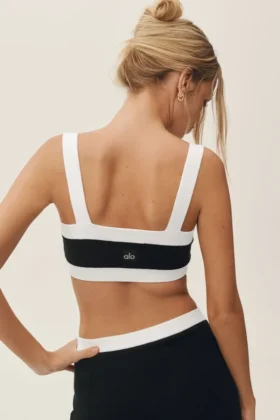 Cotton Cashmere Capri Dream Bra – svart/vit