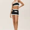 Cotton Cashmere Capri Dream Bra – svart/vit