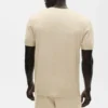 Cotton Cashmere Ever Soft kortärmat tröja – Sandy Beige