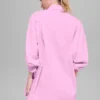 Cotton Real Deal knappad långärmad skjorta – Candy Heart Pink