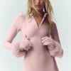Courchevel-kashmirhandskar – Frosted Pink