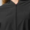 Cropped Breezy Full-Zip Cover up – Svart