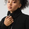Darling Stickat Puffer – Svart