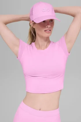 District Trucker-hat – Candy Heart Pink