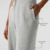 Domain Rib Knit Mjukisbyxor – Athletic Heather Grey