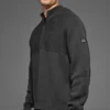 Domain Shift Rib Knit 1/4 Zip-tröja – Anthracite