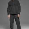 Domain Shift Rib Knit 1/4 Zip-tröja – Anthracite