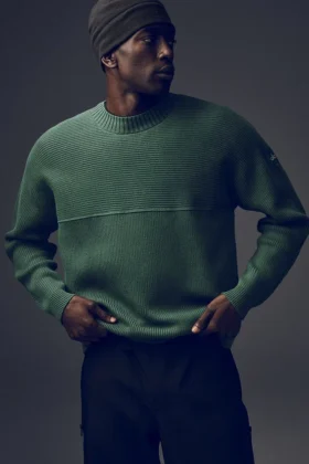 Domain Shift Rib Knit Stickat – Clover Green