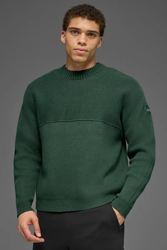 Domain Shift Rib Knit Stickat – Clover Green