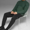 Domain Shift Rib Knit Stickat – Clover Green