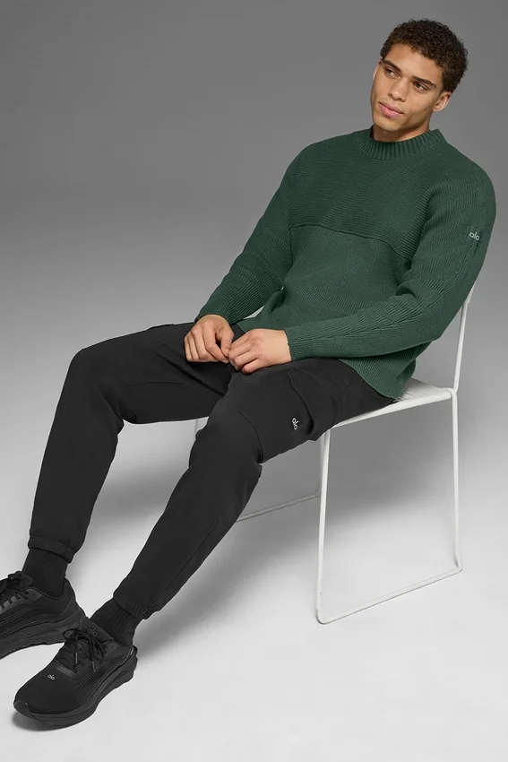 Domain Shift Rib Knit Stickat – Clover Green