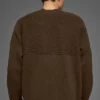 Domain Shift Rib Knit Stickat Crew – Espresso