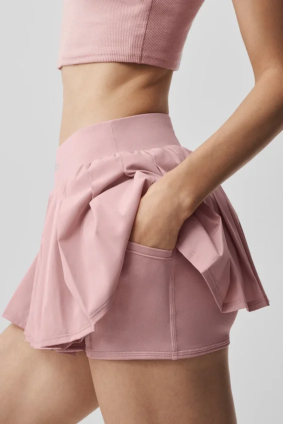 Double or Nothing tenniskjol – Vintage Pink