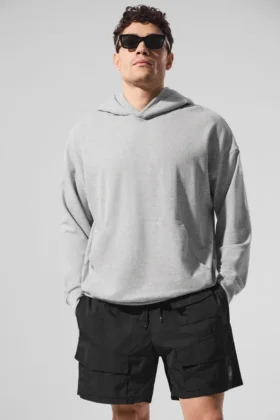 Double Take-huvtröja – Athletic Heather Grey