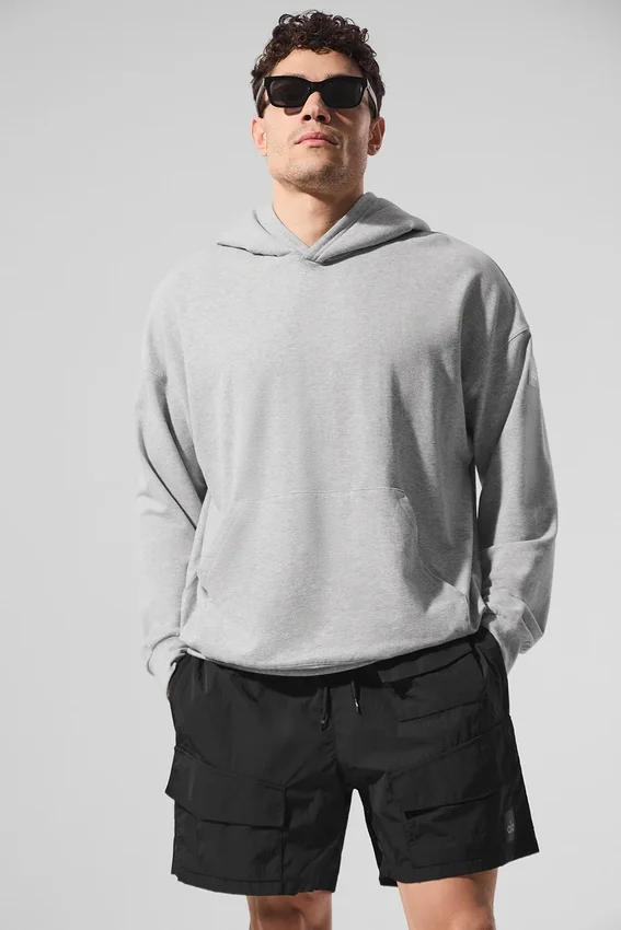 Double Take-huvtröja – Athletic Heather Grey