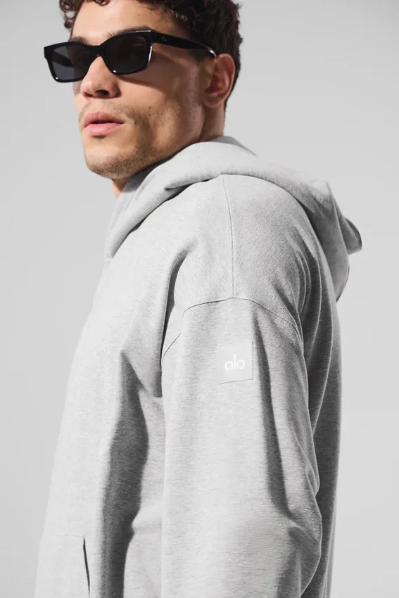 Double Take-huvtröja – Athletic Heather Grey