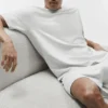 Double Take kortärmat – vit melerad
