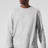 Double Take långärmad tröja – Athletic Heather Grey