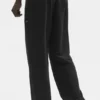 Double Take Straight Leg Byxor – Black