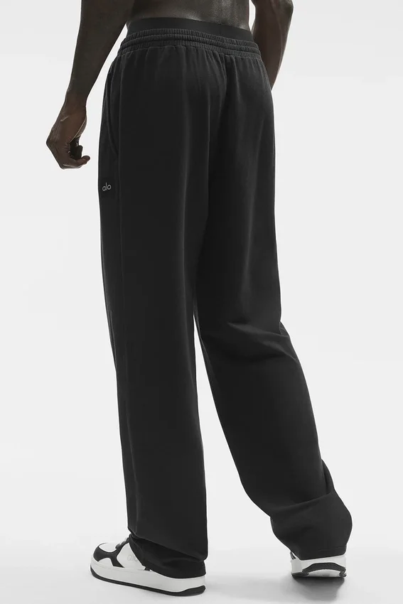 Double Take Straight Leg Byxor – Black
