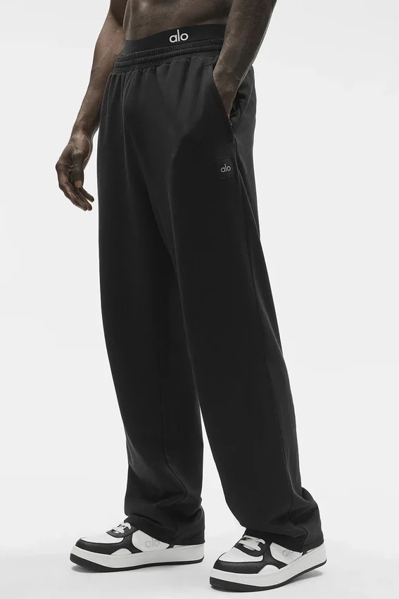 Double Take Straight Leg Byxor – Black