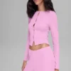 Dreamlight långärmad topp – Candy Heart Pink